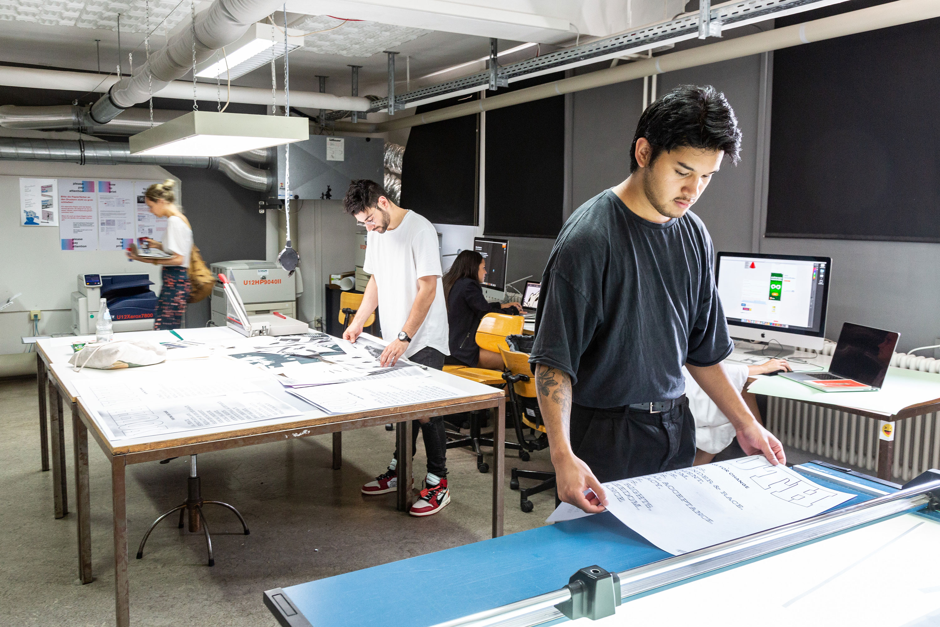Printlab an der Merz Akademie